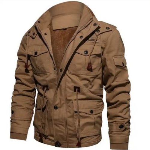 Mens Jacket Winter Fleece Jackets Warm Thicken Outerwear men’s Jackets